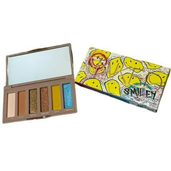 NEW Urban Decay NAKED Smiley Mucho Happy Eyeshadow Palette NIB Sparkle - Picture 1 of 6